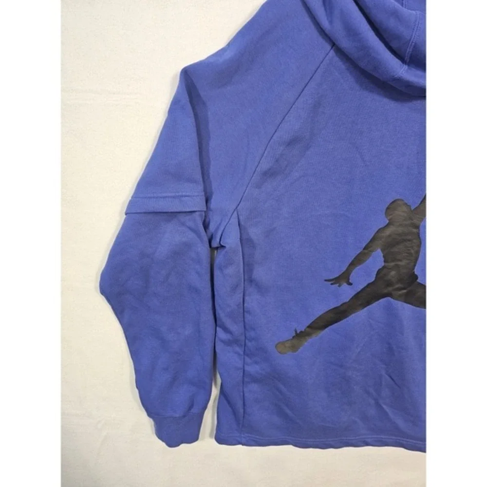 NIKE JORDAN 23 ALPHA MEN'S DRI FIT HOODIE LONG SLEEVE‎ SWEATER LARGE PURPLE K031